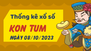 Thống kê phân tích XSKT Chủ Nhật ngày 08/10/2023 - Thống kê giải đặc biệt phân tích cầu lô tô xổ số Kon Tum 08/10/2023