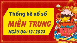 Thống kê phân tích XSMT Thứ 2 ngày 04/12/2023 - Thống kê giải đặc biệt phân tích cầu lô tô xổ số miền Trung 04/12/2023