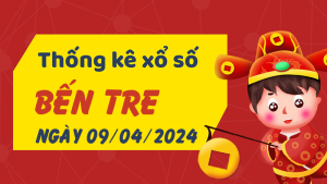 Thống kê phân tích XSBT Thứ 3 ngày 09/04/2024 - Thống kê giải đặc biệt phân tích cầu lô tô xổ số Bến Tre 09/04/2024