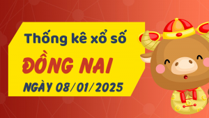 Thống kê phân tích XSDN Thứ 4 ngày 08/01/2025 - Thống kê giải đặc biệt phân tích cầu lô tô xổ số Đồng Nai 08/01/2025